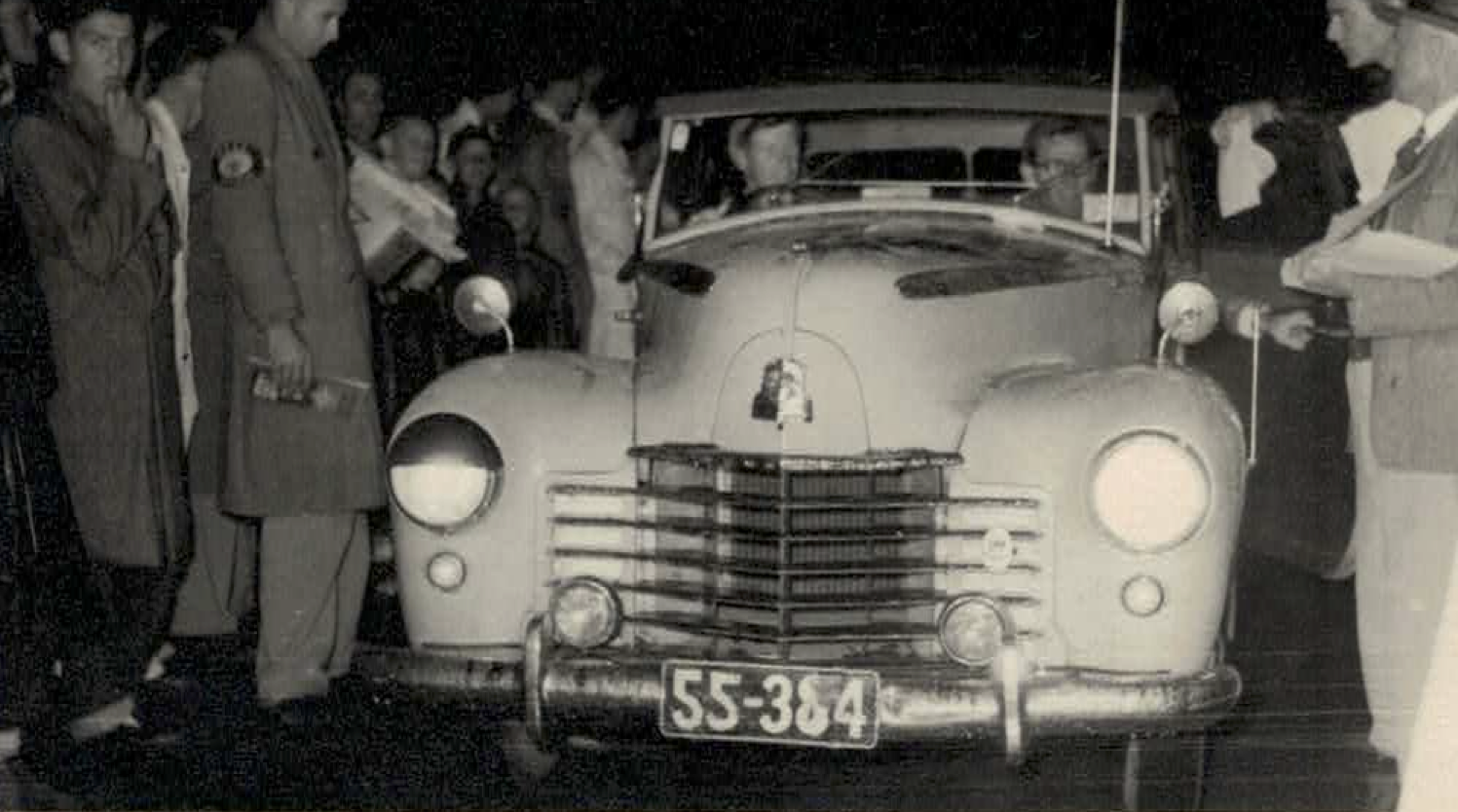 Gordon Darge in the 1959 Mobilgas Economy Run