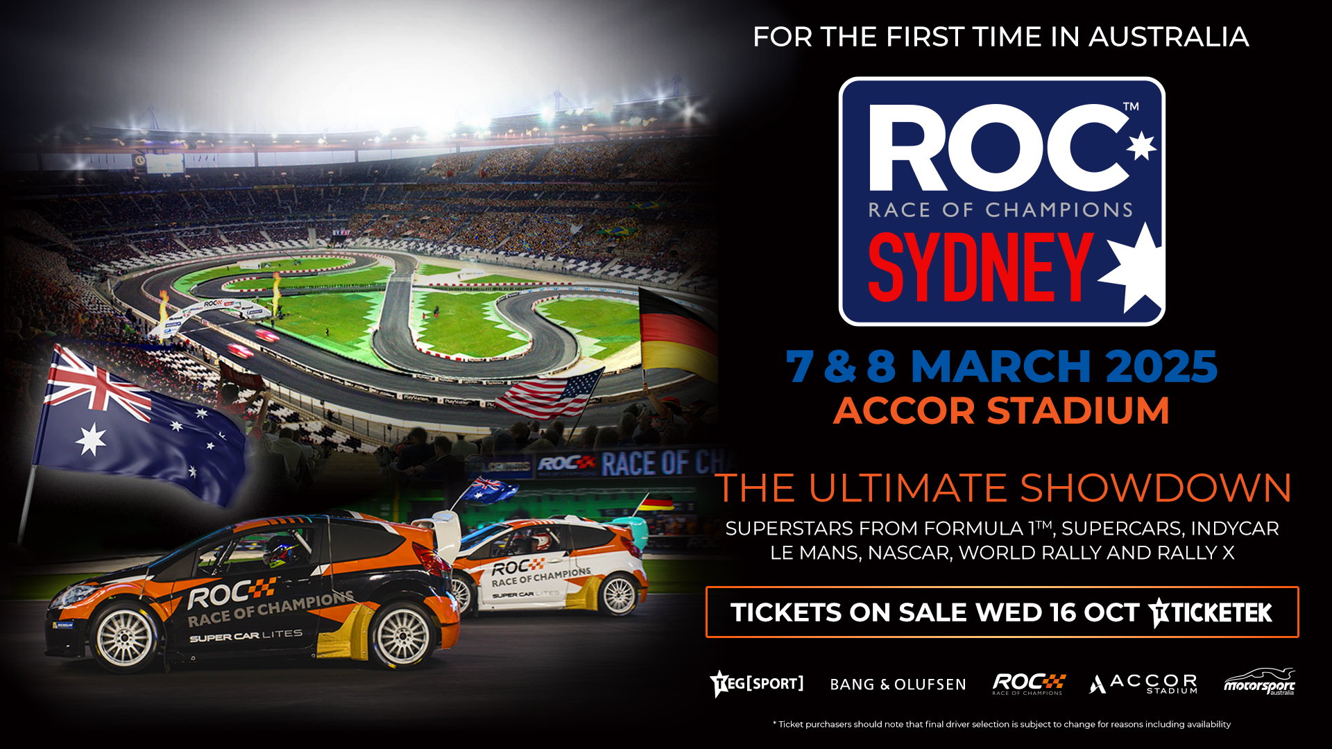 Race Of Champions makes its Australian debut in 2025