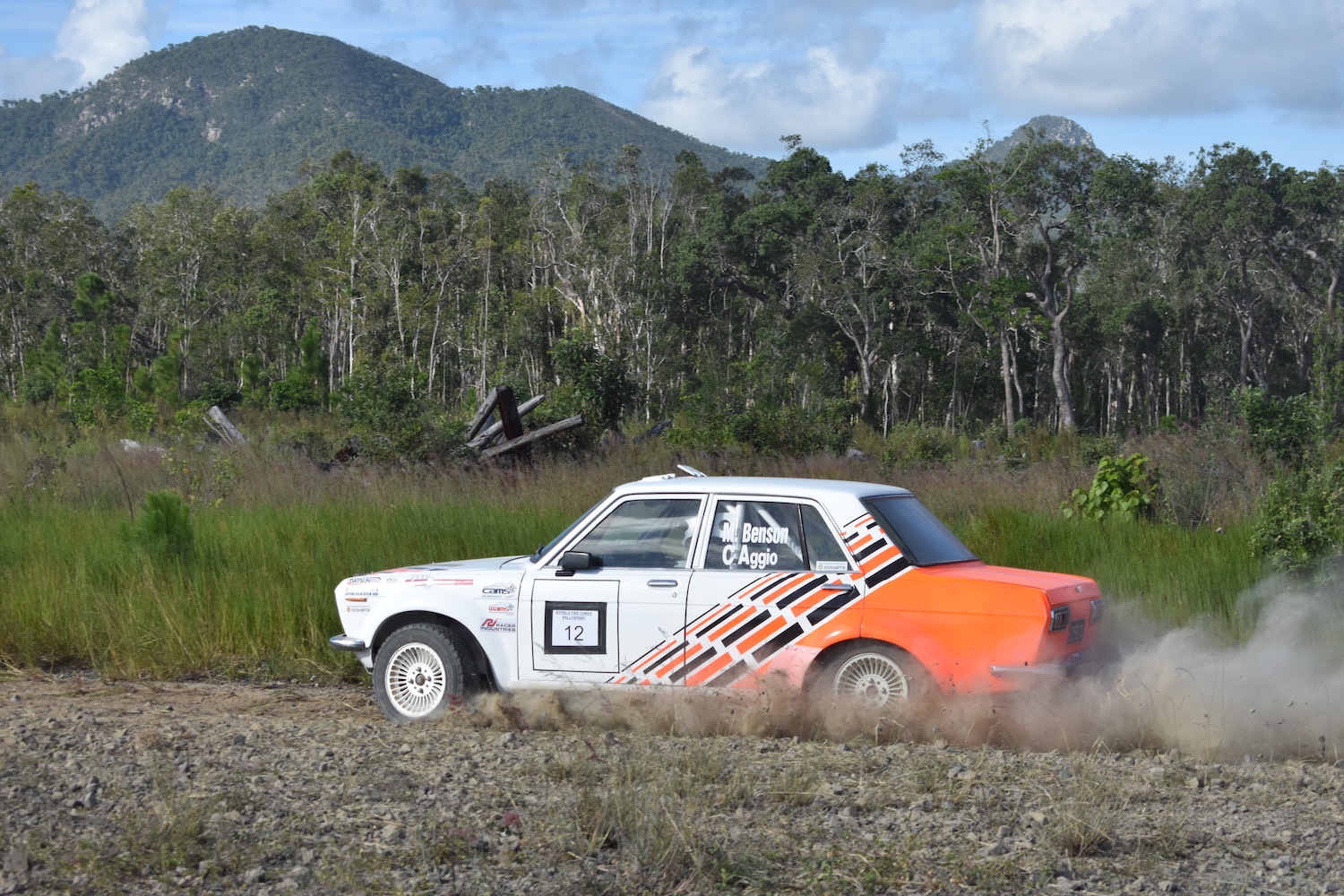 Megan Benson - Novice Driver - Datsun 1600 - Credit Tom Craig