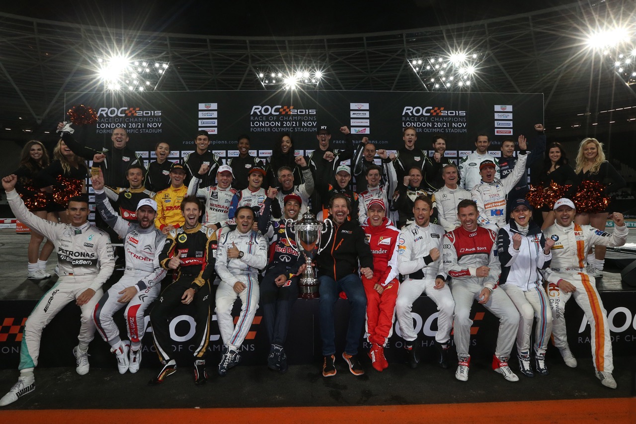 2. ROC London_Family Drivers photo with full line-up of drivers and celebrities_ Large 2. ROC London_Family Drivers photo with full line-up of drivers and celebrities_ Large